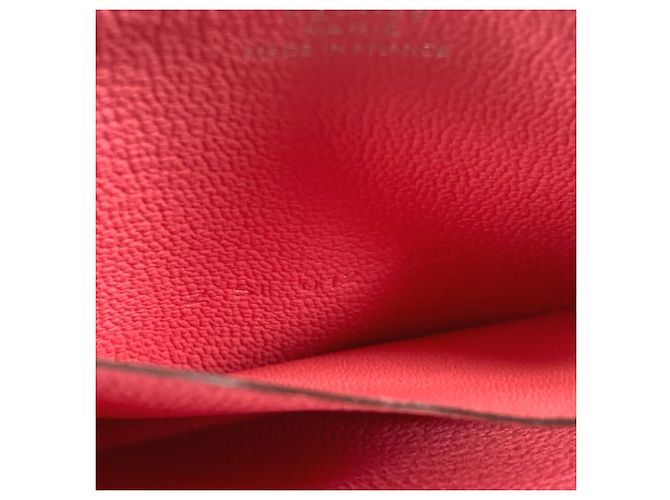 Hermès Monedero de cuero rosa Hermes - vista 9