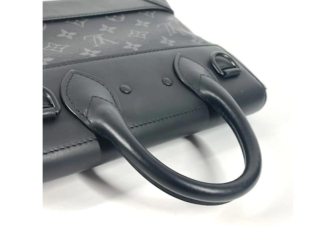 Borsa Steamer PM Monogram Eclipse Louis Vuitton Nero Monogramma - vista 12
