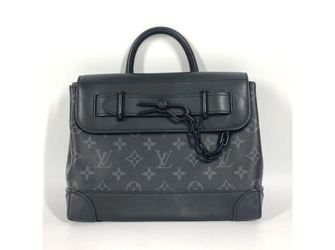 Borsa Steamer PM Monogram Eclipse Louis Vuitton Nero Monogramma - vista 2