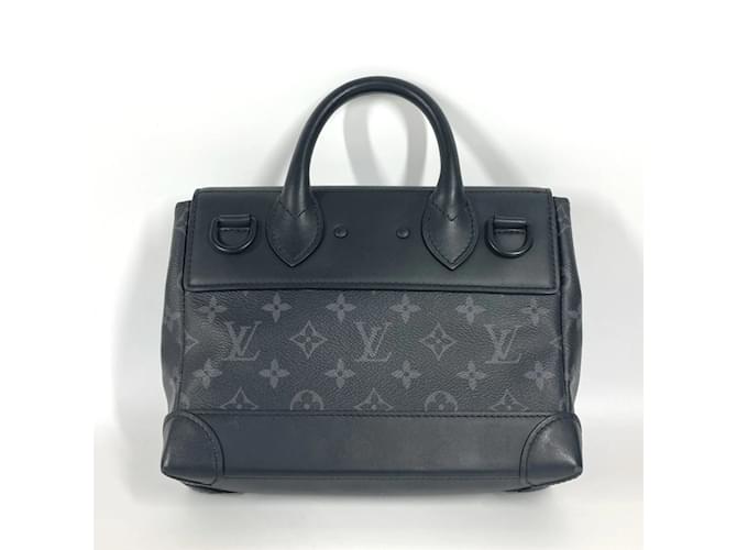 Borsa Steamer PM Monogram Eclipse Louis Vuitton Nero Monogramma - vista 3