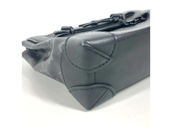 Borsa Steamer PM Monogram Eclipse Louis Vuitton Nero Monogramma - vista 8