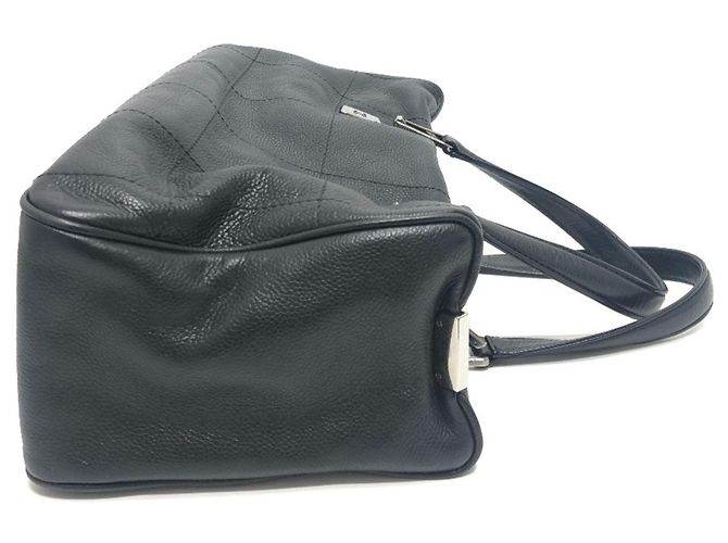 Sac Boston Mini en Chocolat Chanel Noir - vue 4