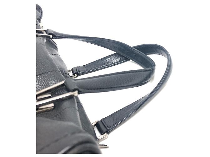 Sac Boston Mini en Chocolat Chanel Noir - vue 6