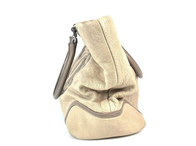 Chanel Deka Coco CC Logo Shoulder Bag Beige - view 3