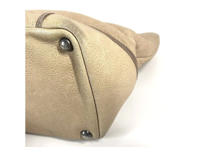 Chanel Deka Coco CC Logo Shoulder Bag Beige - view 6