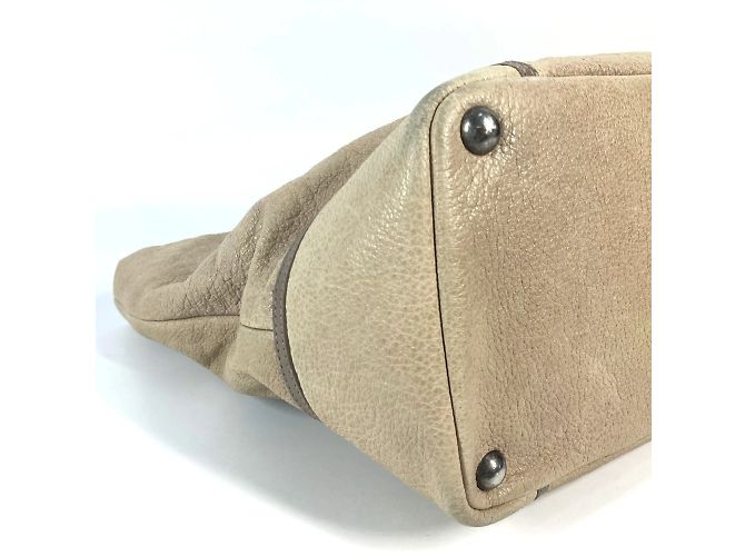 Chanel Deka Coco CC Logo Shoulder Bag Beige - view 7