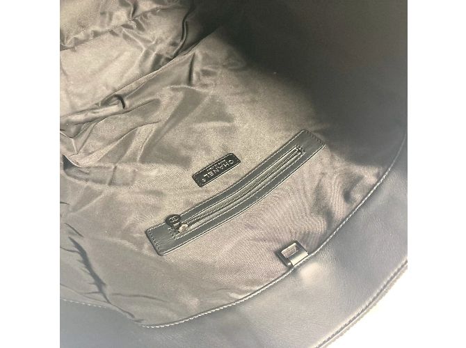 Vertikale Tote-Tasche mit CC Coco-Logo von Chanel Schwarz - Ansicht 11