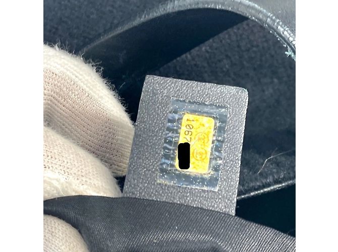 Vertikale Tote-Tasche mit CC Coco-Logo von Chanel Schwarz - Ansicht 15