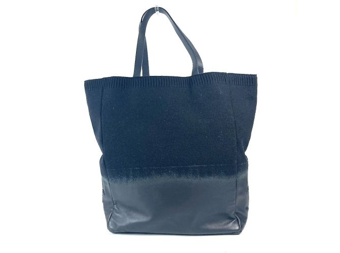 Vertikale Tote-Tasche mit CC Coco-Logo von Chanel Schwarz - Ansicht 2