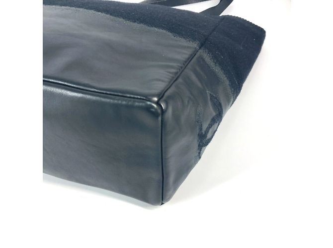 Vertikale Tote-Tasche mit CC Coco-Logo von Chanel Schwarz - Ansicht 4
