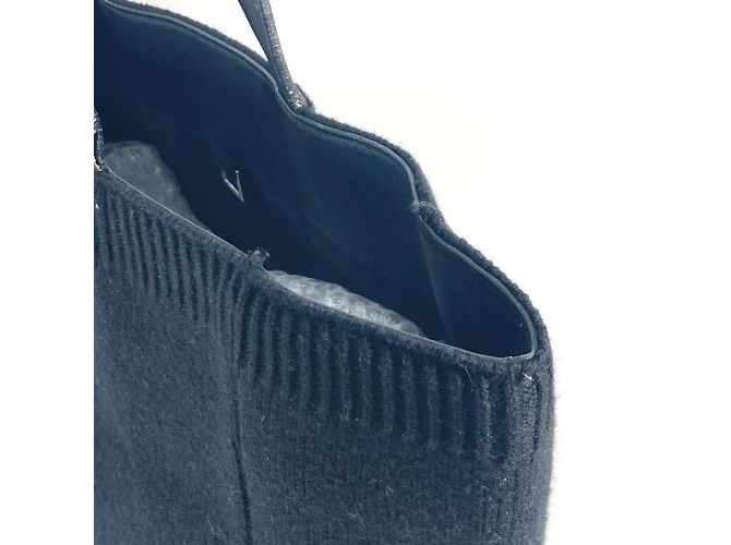 Vertikale Tote-Tasche mit CC Coco-Logo von Chanel Schwarz - Ansicht 8