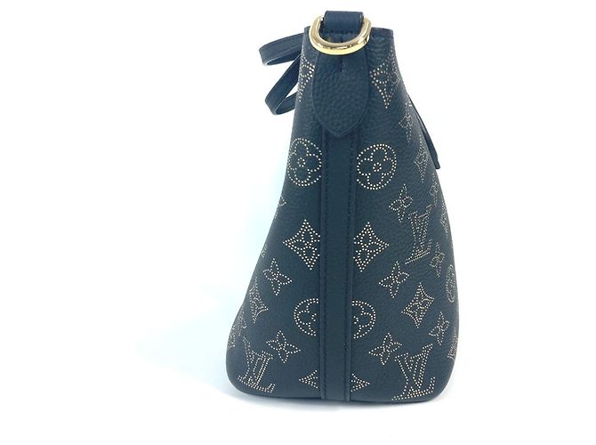 Borsa tote PM Mahina Blossom Monogram Louis Vuitton Nero D'oro - vista 3