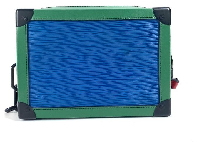 Louis Vuitton Epi Tricolor Soft Trunk Tasche Schwarz Rot Blau Grün Gelb - Ansicht 2