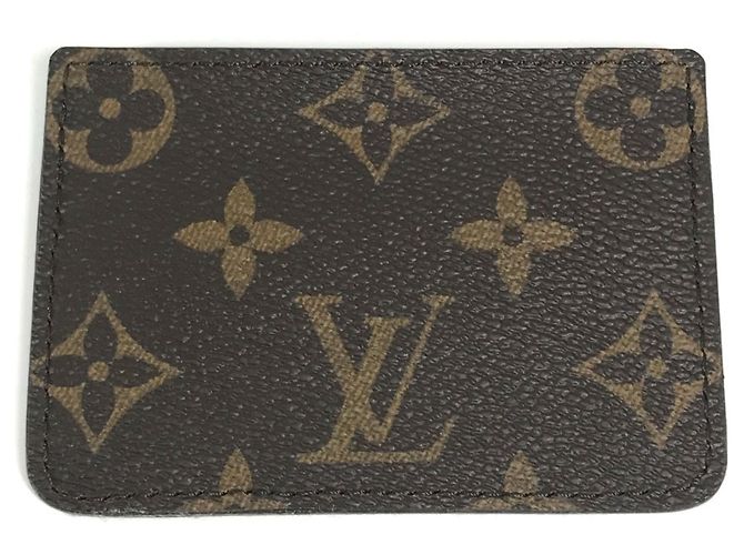 Tarjetero Monogram Louis Vuitton Castaño Verde - vista 2