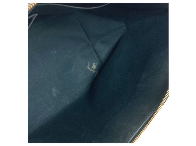 Louis Vuitton Monogram Vernis Bellevue GM Tote Bag Blau Grün - Ansicht 13