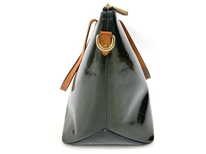 Louis Vuitton Monogram Vernis Bellevue GM Tote Bag Blau Grün - Ansicht 3