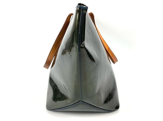 Louis Vuitton Monogram Vernis Bellevue GM Tote Bag Blau Grün - Ansicht 4