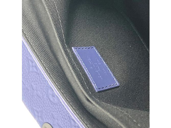 Borsa Messenger S Cape in Pelle Monogram Louis Vuitton Blu - vista 11