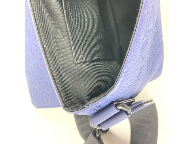 Borsa Messenger S Cape in Pelle Monogram Louis Vuitton Blu - vista 14