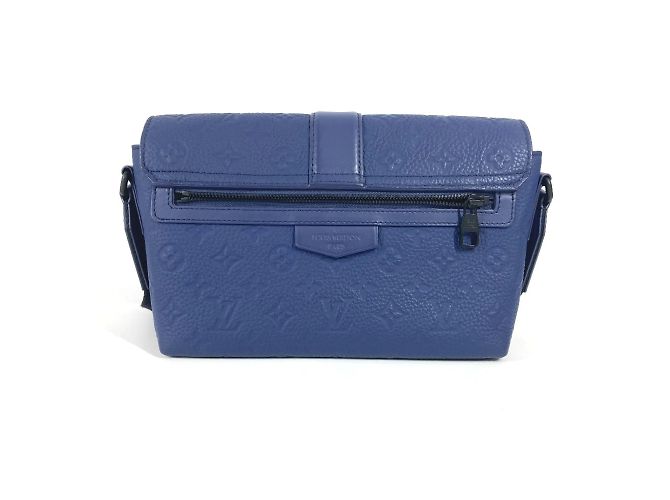Borsa Messenger S Cape in Pelle Monogram Louis Vuitton Blu - vista 2