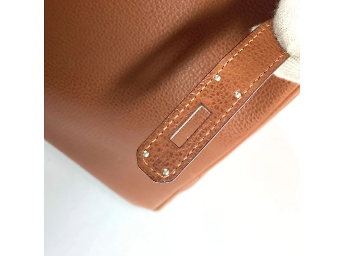 Hermès Borsa Hermes Birkin 35 in marrone Noisette - vista 14