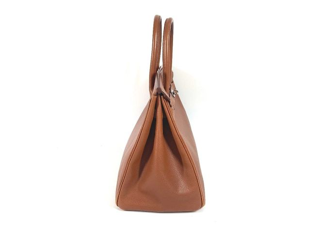 Hermès Borsa Hermes Birkin 35 in marrone Noisette - vista 15
