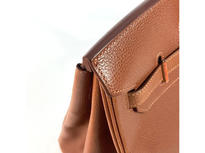 Hermès Borsa Hermes Birkin 35 in marrone Noisette - vista 7