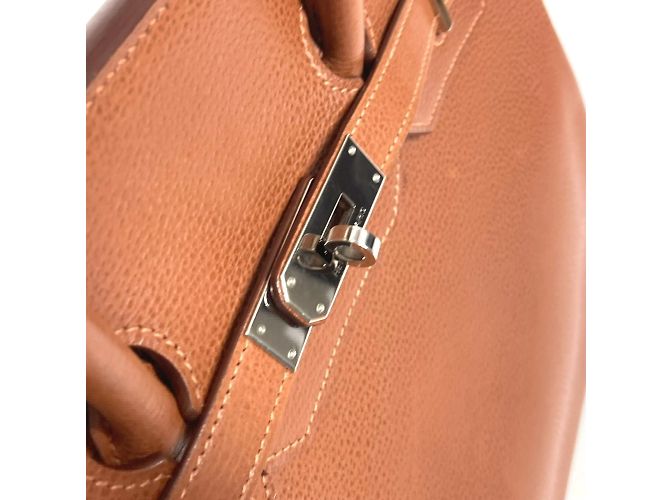 Hermès Borsa Hermes Birkin 35 in marrone Noisette - vista 8