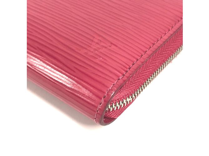 Monedero con cremallera Epi Louis Vuitton Rosa Fucsia - vista 3