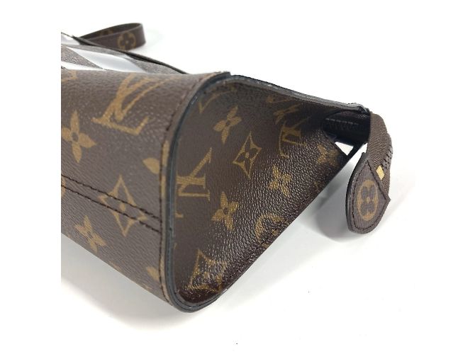Borsa Pouch Stand Damier Monogram Louis Vuitton Marrone Damier ebene Monogramma - vista 6