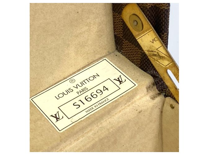 Borsa Louis Vuitton Damier Visten 55 Marrone Damier ebene - vista 16