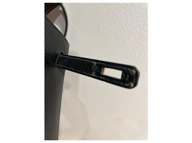 Hermès Mini Kelly 20 em couro preto - vista 14