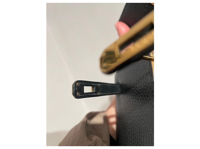 Hermès Mini Kelly 20 em couro preto - vista 19