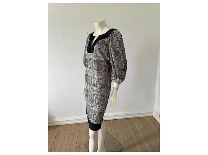 Thakoon Kleider Schwarz Weiß - Ansicht 7
