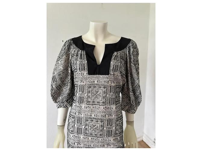 Thakoon Kleider Schwarz Weiß - Ansicht 8