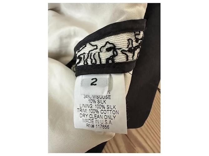 Thakoon Kleider Schwarz Weiß - Ansicht 9