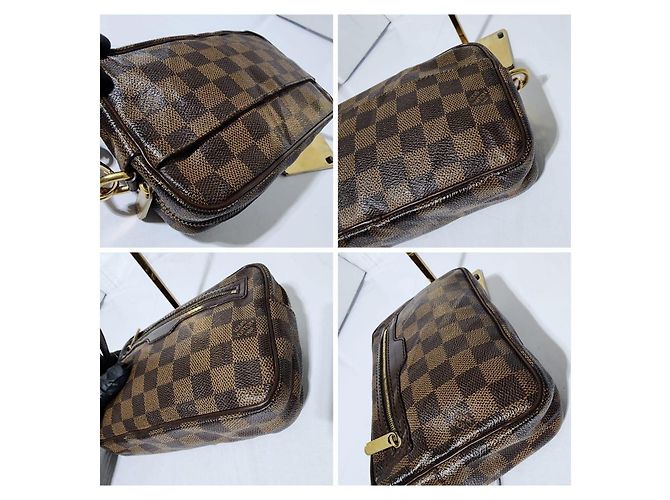 Monedero Macao Damier Ebene Louis Vuitton Marrón Castaño - vista 10
