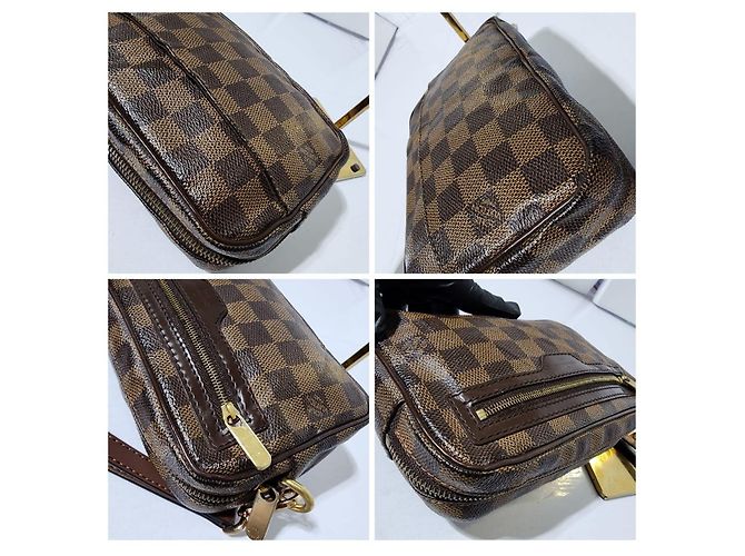 Monedero Macao Damier Ebene Louis Vuitton Marrón Castaño - vista 12