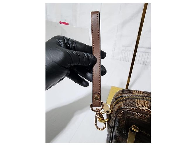 Monedero Macao Damier Ebene Louis Vuitton Marrón Castaño - vista 5