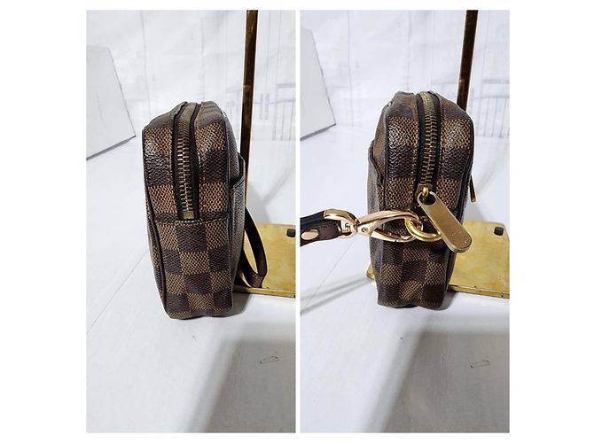 Monedero Macao Damier Ebene Louis Vuitton Marrón Castaño - vista 6