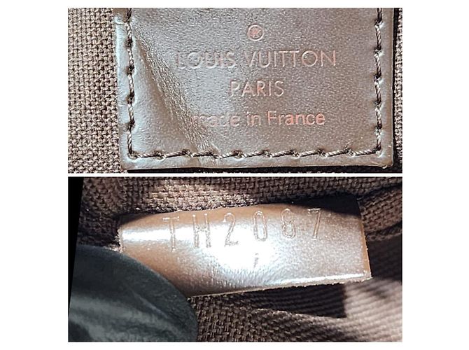 Monedero Macao Damier Ebene Louis Vuitton Marrón Castaño - vista 8