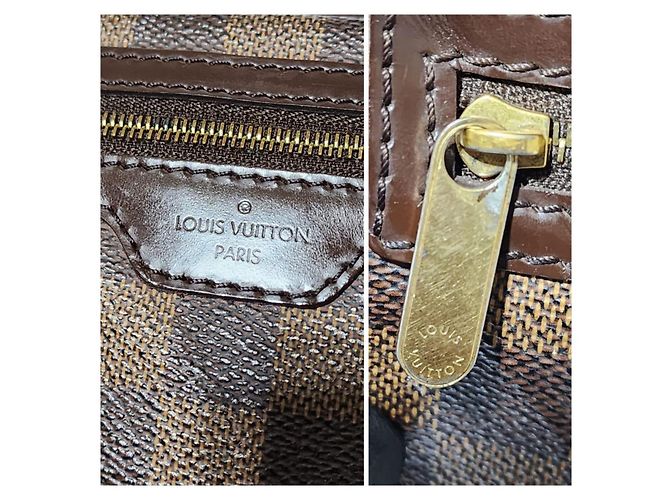 Monedero Macao Damier Ebene Louis Vuitton Marrón Castaño - vista 9
