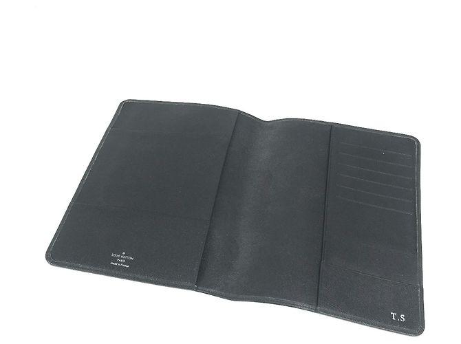 Cubierta de cuaderno de oficina Taiga Agenda Louis Vuitton Negro Gris - vista 10