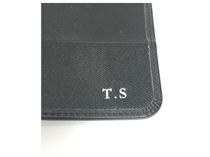 Cubierta de cuaderno de oficina Taiga Agenda Louis Vuitton Negro Gris - vista 12