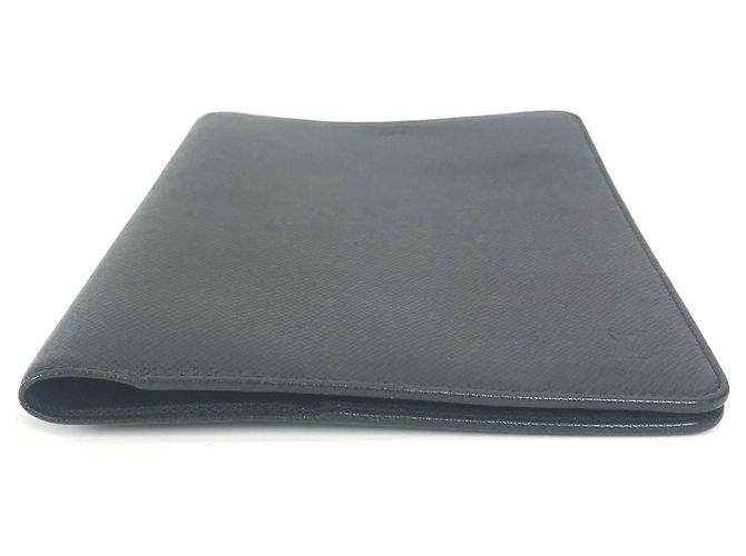 Cubierta de cuaderno de oficina Taiga Agenda Louis Vuitton Negro Gris - vista 3