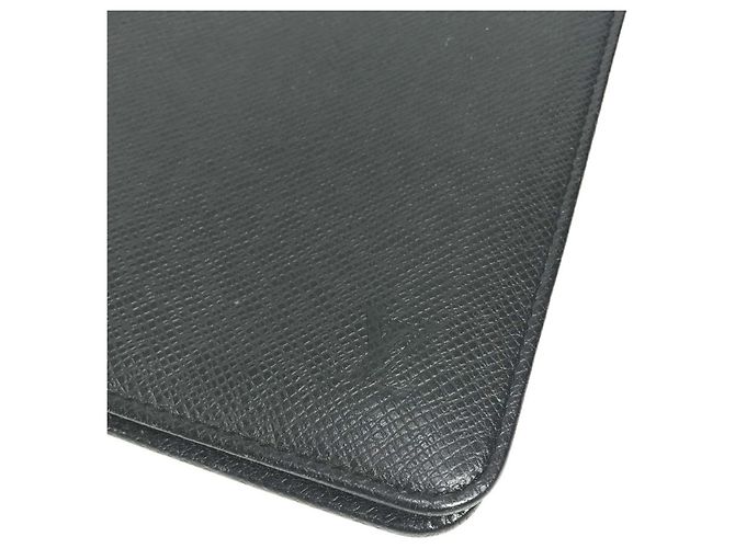 Cubierta de cuaderno de oficina Taiga Agenda Louis Vuitton Negro Gris - vista 7
