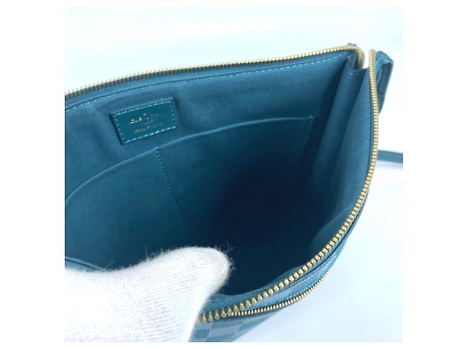 Louis Vuitton Damier Farbmodul 2WAY Tasche Grün - Ansicht 11