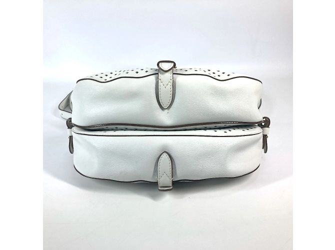 Sac messager Saumur Les Flores perforé Louis Vuitton Blanc - vue 12