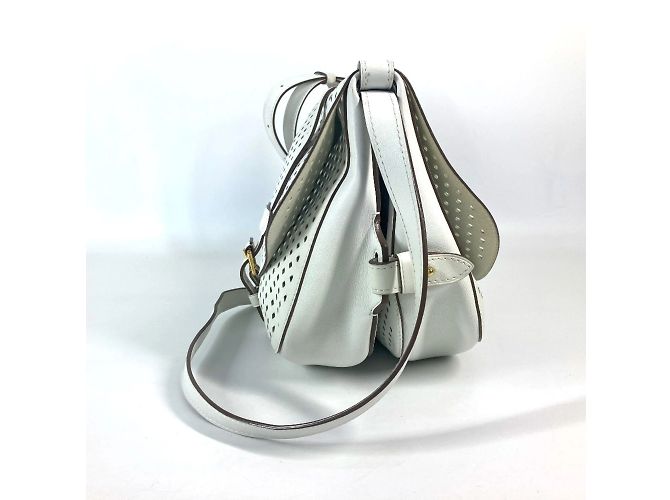 Sac messager Saumur Les Flores perforé Louis Vuitton Blanc - vue 4