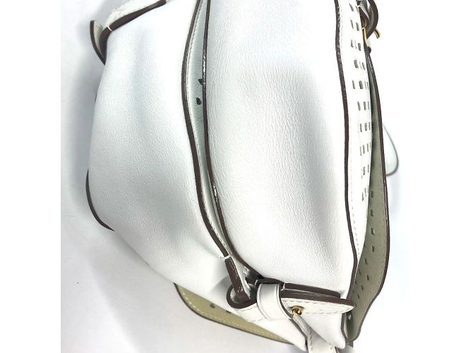 Sac messager Saumur Les Flores perforé Louis Vuitton Blanc - vue 6